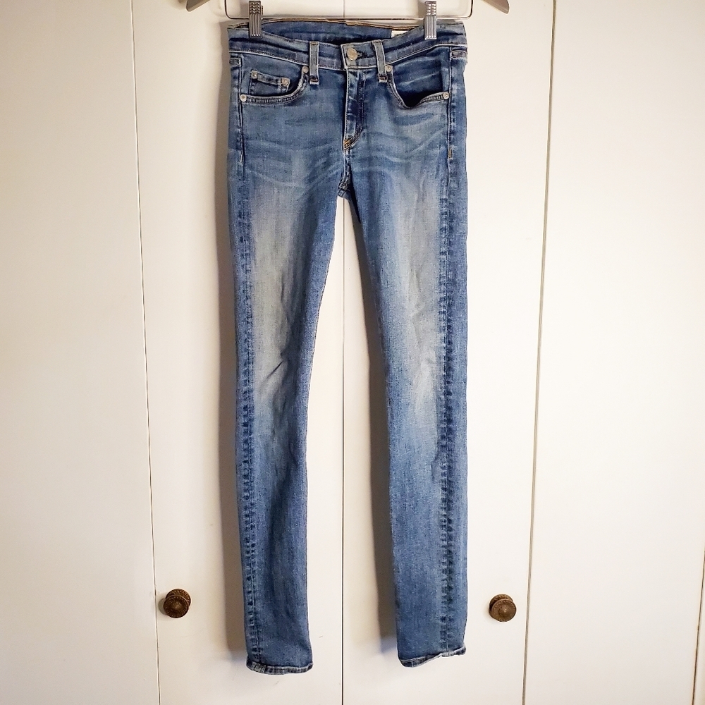 Rag & Bone Skinny jeansโ Augusta wash 26 Light Wash
